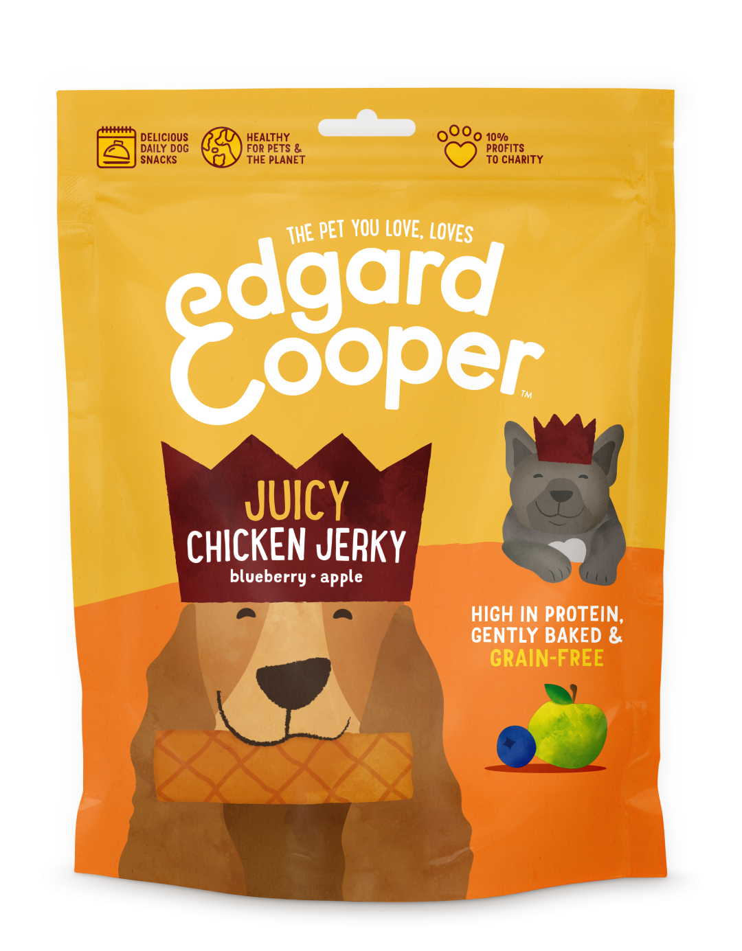 Edgard & Cooper graanvrije jerky kip <br>150 gr